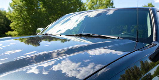 Pickup truck with flawless paint after a correction, a result that impacts the final cost.
