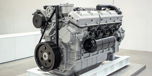 A diesel engine receiving expert service from our ultimate Brookings diesel guide.