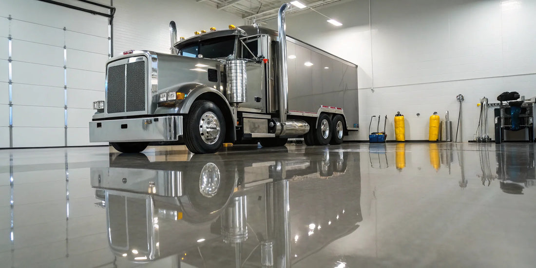 A commercial box truck prepared for consignment.