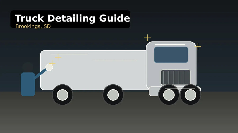 Professional truck detailing near me guide for semi trucks in Brookings SD