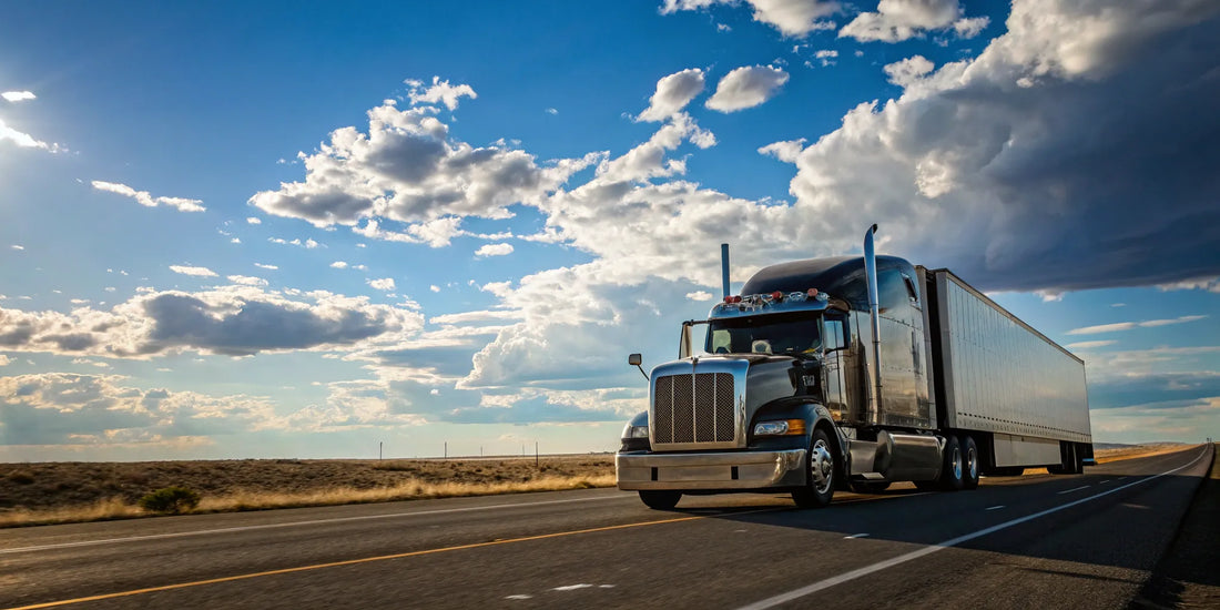A shiny truck protected by a ceramic coating, maximizing its lifespan on the road.