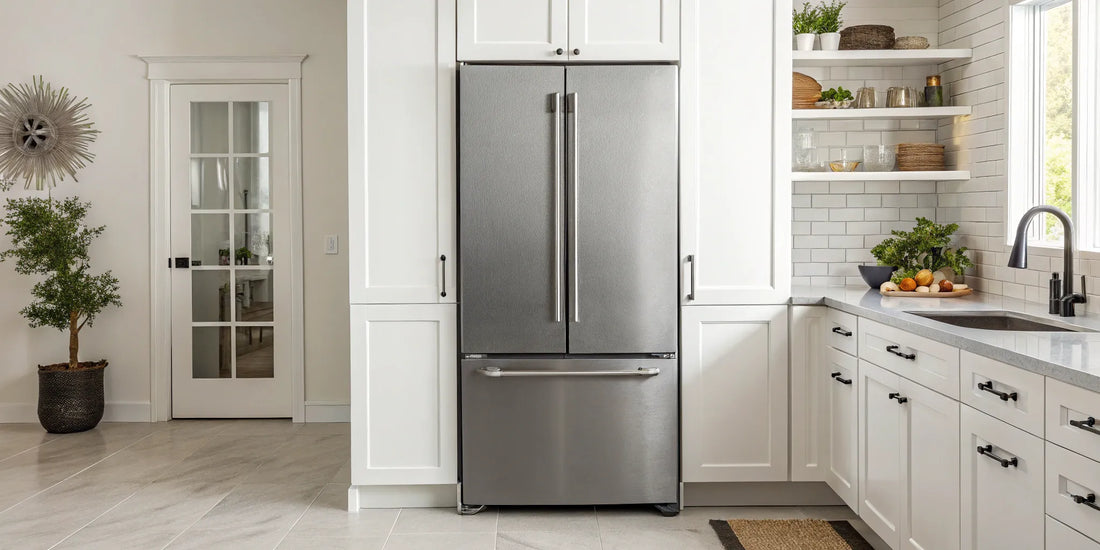 VF62 refrigerator installed in a semi truck sleeper cabin.